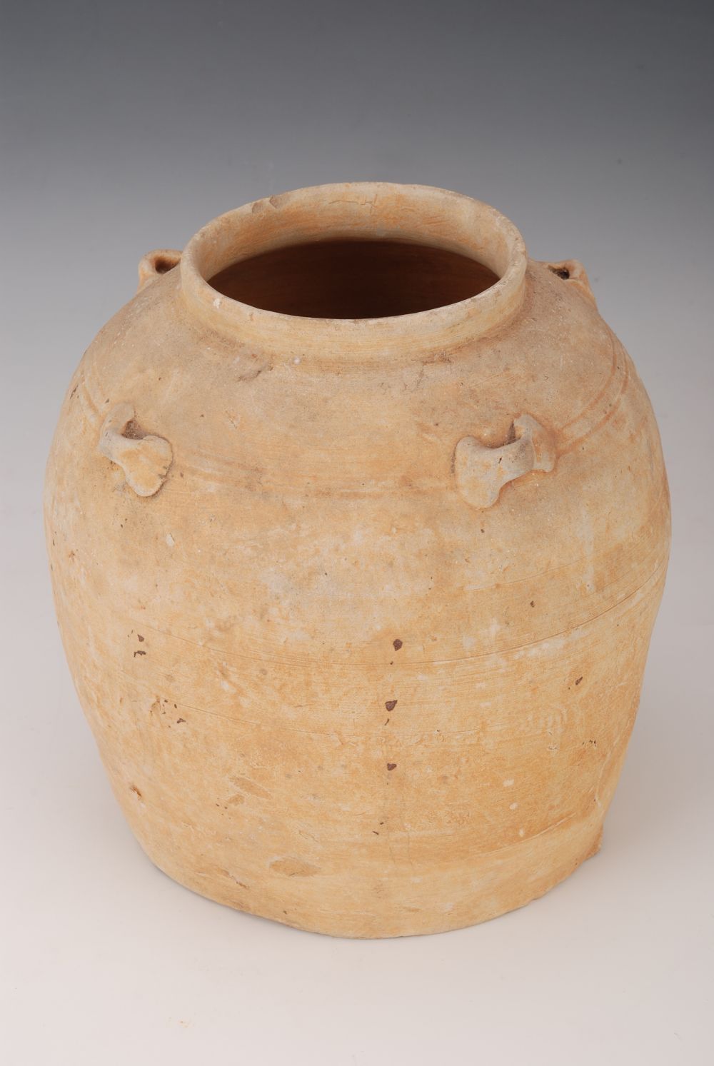 南朝直口四系陶罐